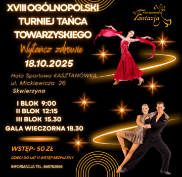 Ogólnopolski Turniej Tańca Towarzyskiego w Skwierzynie